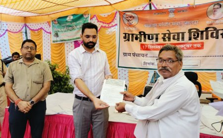 भरतपुर जिले में 13 ग्राम पंचायतों पर आयोजित हुए ग्रामीण सेवा शिविर