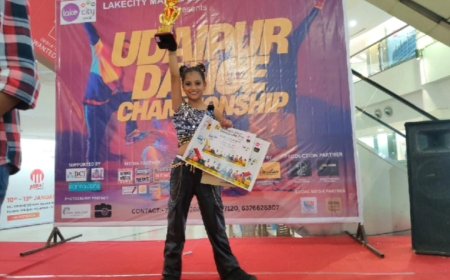 भीलवाड़ा की “दर्शिता सोनी” ने  "उदयपुर डांस चैंपियनशिप”- चैप्टर -3  के जूनियर में  जीता खिताब