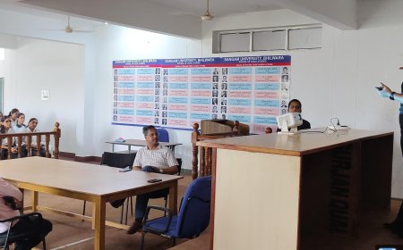 संगम विश्वविद्यालय में नए आपराधिक कानूनों पर कार्यशाला का आयोजन