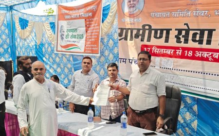 ग्रामीण सेवा शिविर: प्रेमसिंह ने मकान का पट्टा मिलने पर जताई खुशी