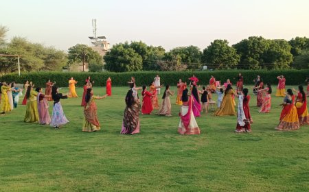 10 दिन की वर्कशॉप का समापन, 100 से ज्यादा महिलाओं ने सीखे गरबा—डांडिया के गुजराती फील वाले स्टेप्स