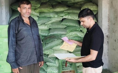 हलैना क्षेत्र में डीएपी प्राप्ति पर किसान खुश :उचित दर पर मिला डीएपी ,कृषि विभाग की हो रही सराहना