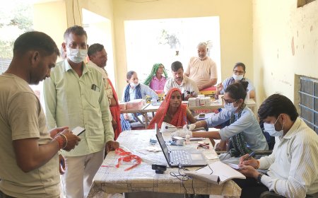 बड़ौदामेव के सीएचसी में स्वास्थ शिविर का हुआ आयोजित
