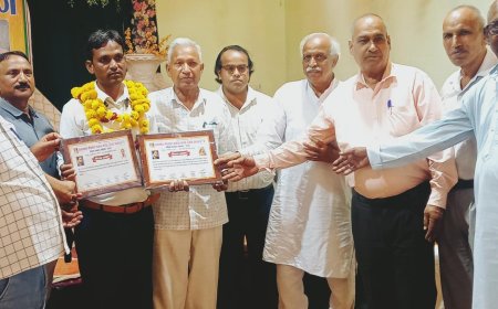 राजस्थान मेघवाल समाज संस्था अलवर में भामाशाहों का किया सम्मान