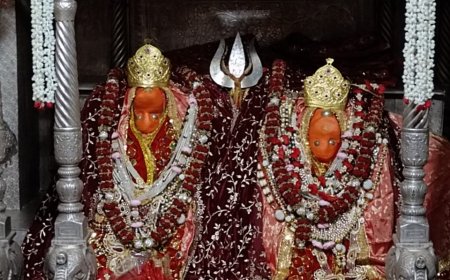 चलो बुलावा आया है मां सकराय वाली ने बुलाया है. उदयपुरवाटी से शाकंभरी सकराय धाम तक विशाल निशान पदयात्रा एक को