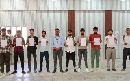 कठूमर में एसआईएस सुरक्षा एजेंसी के द्वारा सुरक्षा जवान एवं सुरक्षा सुपरवाईजर के लिए भर्ती कैंप हुआ आयोजित