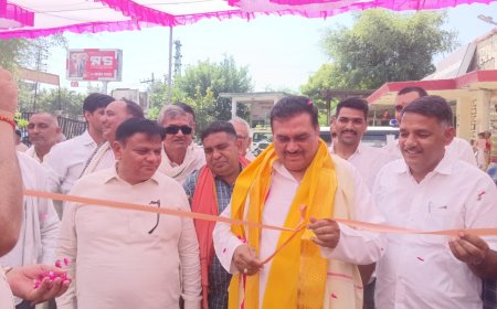 कठूमर सीएचसी पर स्वस्थ नारी सशक्त परिवार कार्यक्रम का विधायक खींची ने किया  उद्घाटन