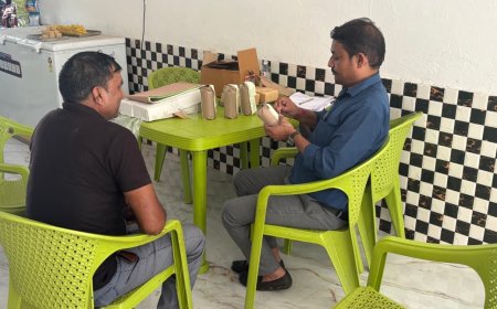 खाद्य सुरक्षा दल ने सूखी सोनपपड़ी के नमूने लेकर, 11 किलो खराब हो चुकी मिठाइयों को कराया नष्ट