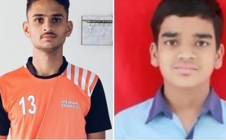 कारोई के कूलदीप गुर्जर व गुरलां के इशांत माली का हैंडबाल में राज्य स्तर पर चयन