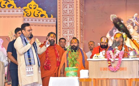 ब्रज की रज अपने आप में निराली है गौमाता, साधु-संत और गंगा -यमुना माता हमारी संस्कृति - भजनलाल शर्मा