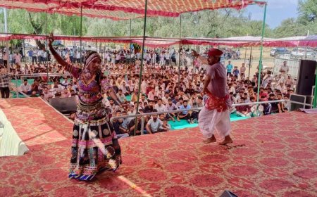 टोडपुरा माता जी के मंदिर पर हुआ सांस्कृतिक कार्यक्रम का आयोजन