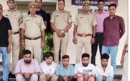 साईबर ठगी के आरोप में सात गिरफ्तार: ऑपरेशन साइबर संग्राम के तहत बड़ी कार्यवाही