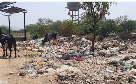 स्वच्छ भारत अभियान की उड़ाई जा रही धज्जियां, प्रशासन बने अनजान