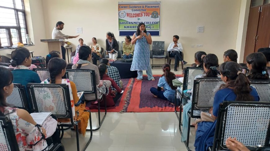 करियर वर्कशॉप के माध्यम से युवाओं को दिया मार्गदर्शन