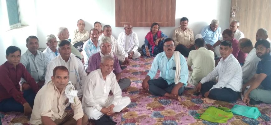 कोली समाज की जिला बैठक  कठूमर में हुई संपन्न,12 अक्टूबर को जिला अध्यक्ष का चुनाव