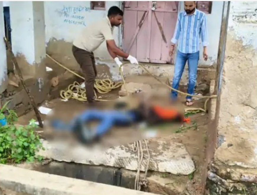लक्ष्मणगढ़ के कुएं में मिला युवक का शव:लीली बस स्टैंड के पास बाइक भी मिली, युवक की पहचान में जुटी पुलिस