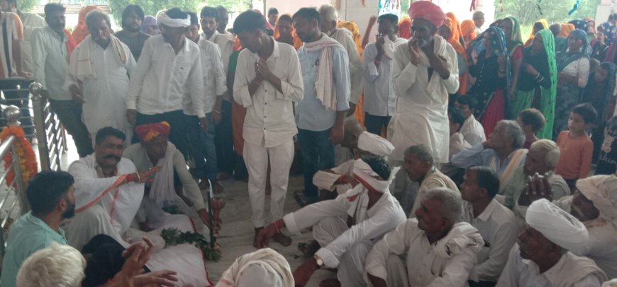 जोनेटा में तेजाजी महाराज मंदिर पर भरा मेला, दर्शनों को उमड़ी भीड़