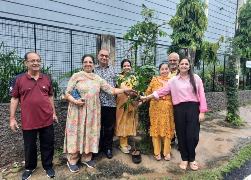 पंचशील  में सघन वृक्षारोपण एवं म्यूजिकल बर्ड पार्क स्थापना कार्यक्रम