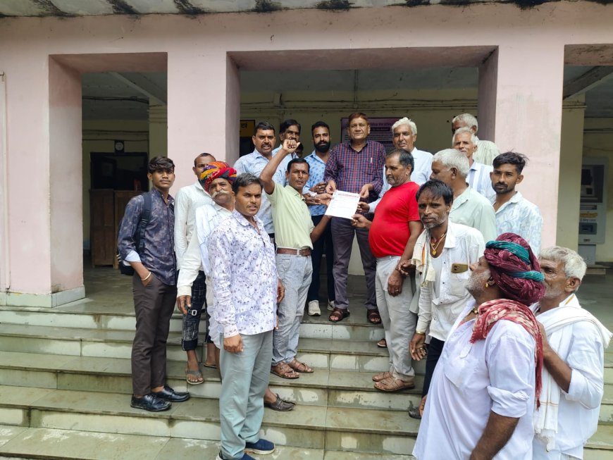 भारतीय किसान संघ ने किसानों की विभिन्न मांगों को लेकर ज्ञापन सौंपा