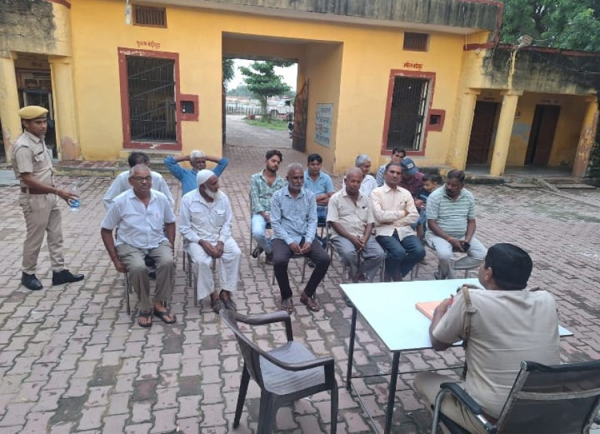 बारावफात व अन्न चतुर्थी, मद्देनजर रखते थाना परिसर सीएलजी शांति समिति बैठक हुई आयोजित