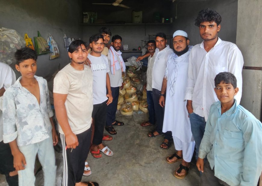 लक्ष्मणगढ तहसील के मल्ला का बास गाँव के युवाओं ने पेश की मानवता की मिसाल, पंजाब के बाढ़ पीड़ितों के लिए भरकर भेजी राहत सामग्री