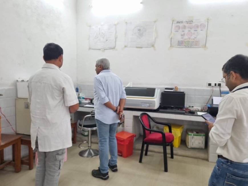 जिला प्रभारी सचिव ने किया राजकीय सेटेलाईट अस्पताल खैरथल का निरीक्षण, दिए सुधार के निर्देश