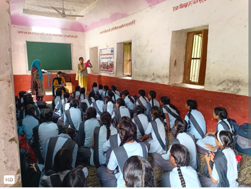 मासिक धर्म स्वास्थ्य और स्वच्छता जागरूकता कार्यशाला का हुआ आयोजन