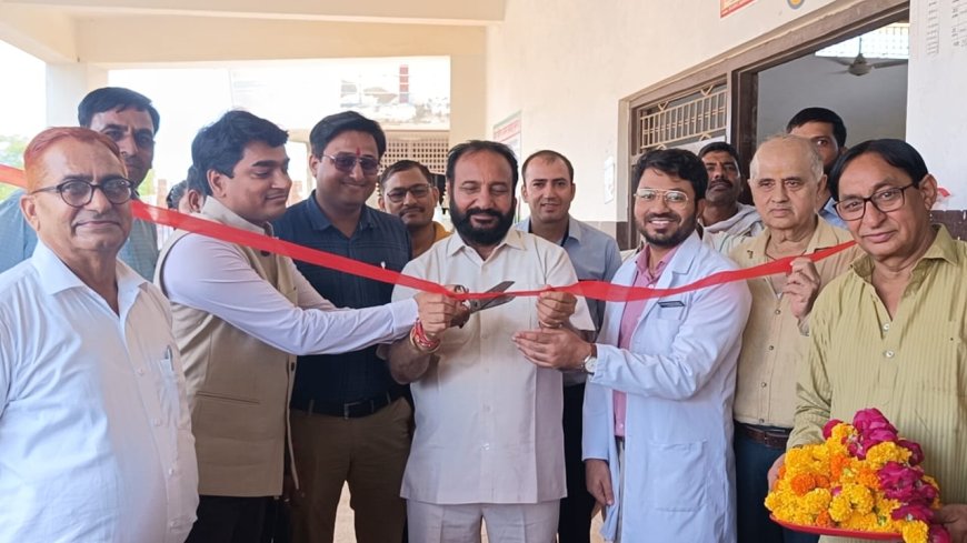 गोविन्दगढ़ मे नि:शुल्क मेगा हेल्थ जाॉंच व परामर्श शिविर का आयोजन