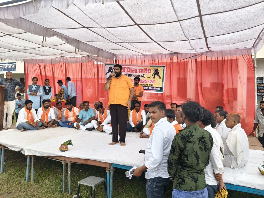 जोरावरपुरा (मांडल) में 69 वीं जिला स्तरीय 14 वर्षीय छात्र-छात्रा हॉकी प्रतियोगिता समापन कार्यक्रम