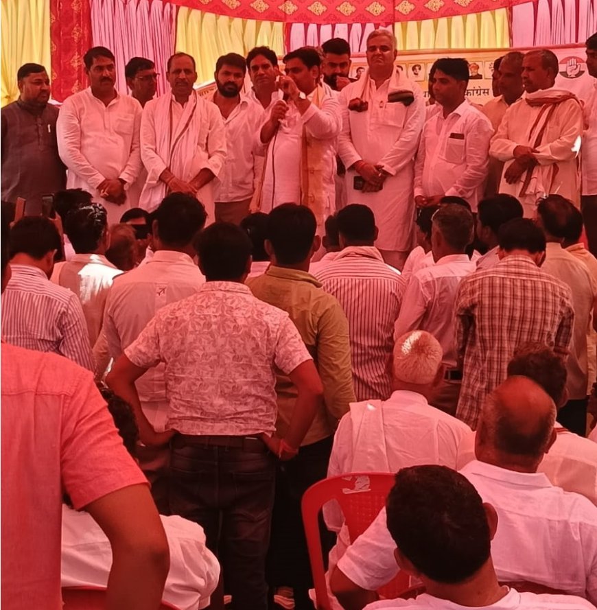 खेडली मोड पर पीसीसी अध्यक्ष डोटासरा का स्वागत