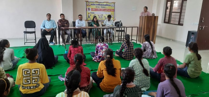 राजकीय कन्या महाविद्यालय जहाजपुर में शुरू हुआ रानी लक्ष्मीबाई आत्मरक्षा प्रशिक्षण