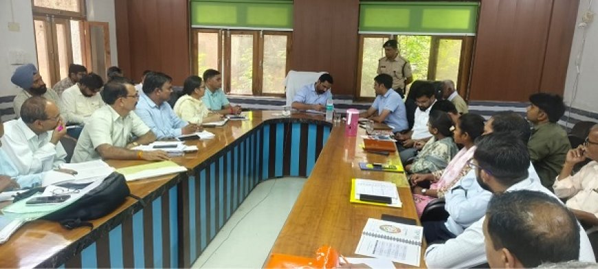 जिला कलेक्टर ने किया औचक निरीक्षण : विद्यालय में 14 कर्मचारी अनुपस्थित