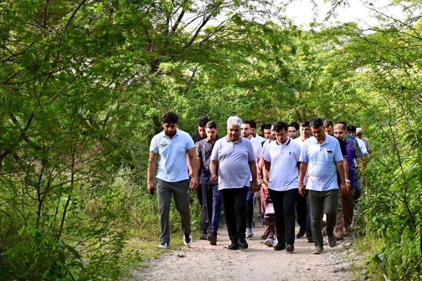 केंद्रीय पर्यावरण, वन एवं जलवायु परिवर्तन मंत्री ने भिवाड़ी में किया पर्यावरण एवं स्वच्छता संबंधित विभिन्न स्थलों का निरीक्षण, आमजन से किया सहयोग का आह्वान