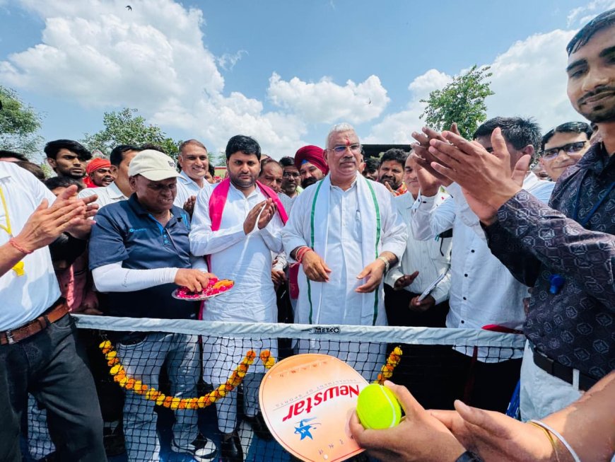 खेलों के माध्यम से बच्चों में अनुशासन, टीम भावना और आत्मविश्वाश का विकास होता है- जवाहर सिंह बेढम