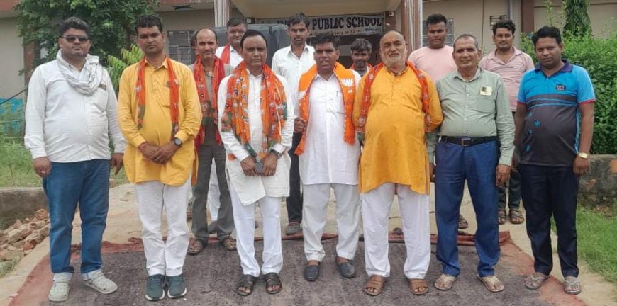 भाजपा मण्डल खुडियाना की हुई बैठक में सेवा पखवाड़ा मनाने का लिया निर्णय