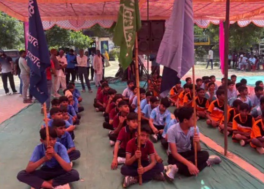 अलवर के गोविंदगढ़ में जिला स्तरीय क्रिकेट टूर्नामेंट शुरू: बांदका स्कूल में अंडर-14 खिलाड़ियों की 28 टीमें हिस्सा लेंगी, 17 को होगा फाइनल  मैच