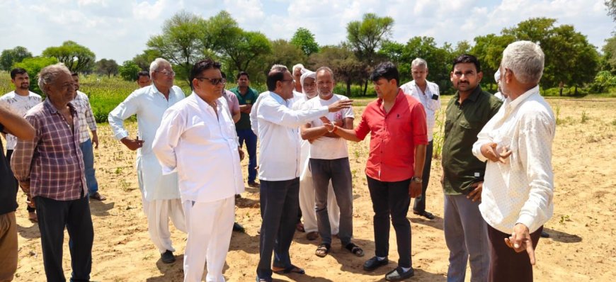 30 वर्षों से श्मशान भूमि का चल रहे विवाद को पूर्व विधायक के प्रयासों ने  ग्रामीणों की आपसी सहमति से सुलझाया