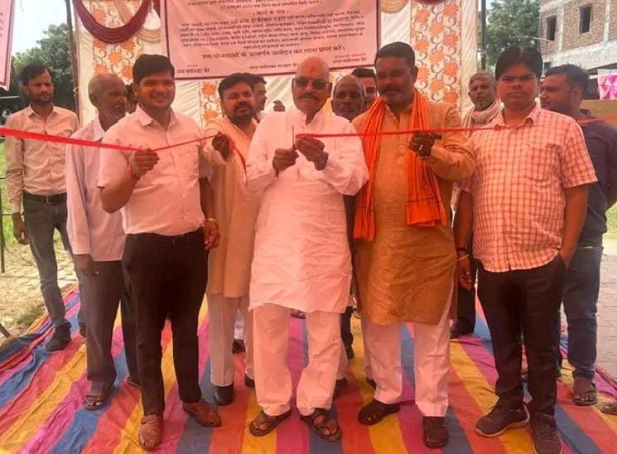 वैर में विधायक कॉलोनी किया सेवा शिविर का शुभारंभ