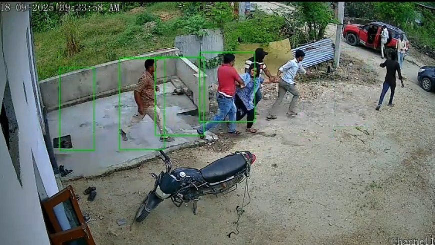 उदयपुर में दिनदहाड़े विवाहिता का अपहरण, किया था प्रेम विवाह, सीसीटीवी में कैद हुई वारदात