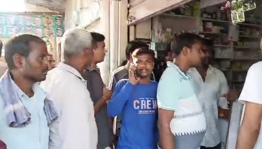 खैरथल में चोर सक्रिय एक रात में करीब 25  दुकानों के ताले तोड़े, वारदाते हुई सीसीटीवी मे घटना कैद