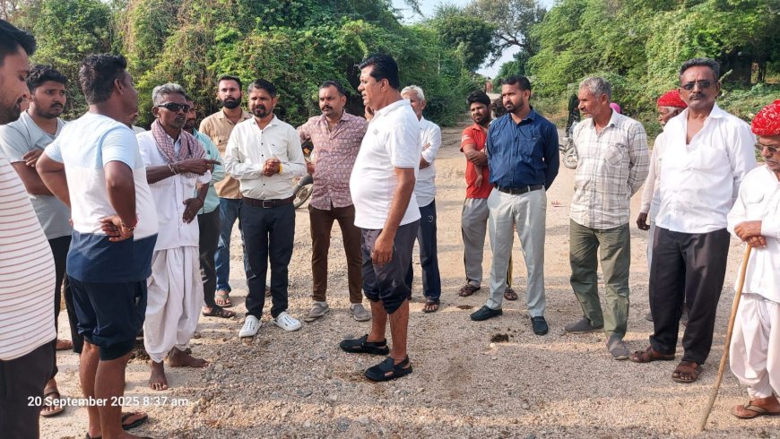 हर बारिश में मौत से जंग:  तेज बहाव में जवाई नदी पार करते हैं सोनपुरा के ग्रामीण, मेवाड़ा ने मौके पर पहुंचकर सुनी पीड़ा