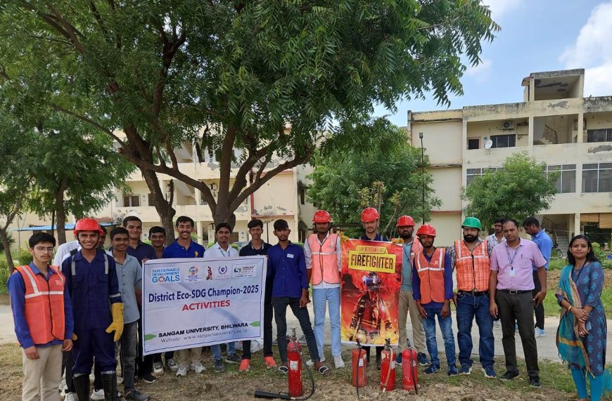 एपेक्स एसडीजी के अंतर्गत फायर सेफ्टी जागरूकता मॉक ड्रिल का आयोजन