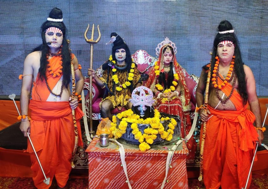 रामकला मण्डल समिति अंता द्वारा भव्य रामलीला का मंचन