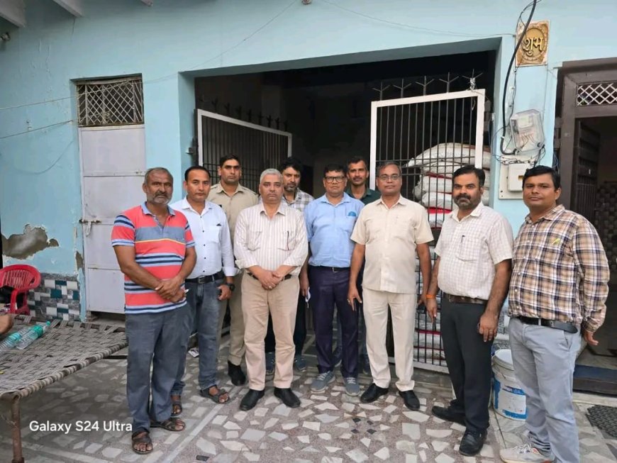 अवैध उर्वरक गोदाम पर भरतपुर में बड़ी कार्यवाही: उर्वरक के 2555 कट्टे जब्त