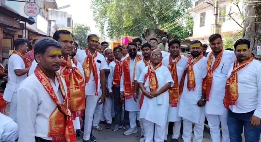 राजगढ़ मे 5149वी अग्रसेन जयंती समारोह मनाया धूमधाम:शोभायात्रा में विभिन्न झाकियाँ रही आकर्षण