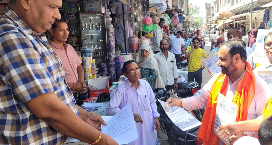 गोविन्दगढ़ कस्बे में जीएसटी सुधारों के समर्थन में निकाली रैली,विधायक सुखवन्त सिंह रहे मौजूद
