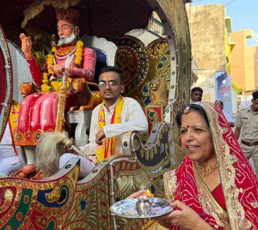 जहाजपुर में अग्रसेन जयंती: परंपरा, संस्कृति और सामाजिक एकता का संगम