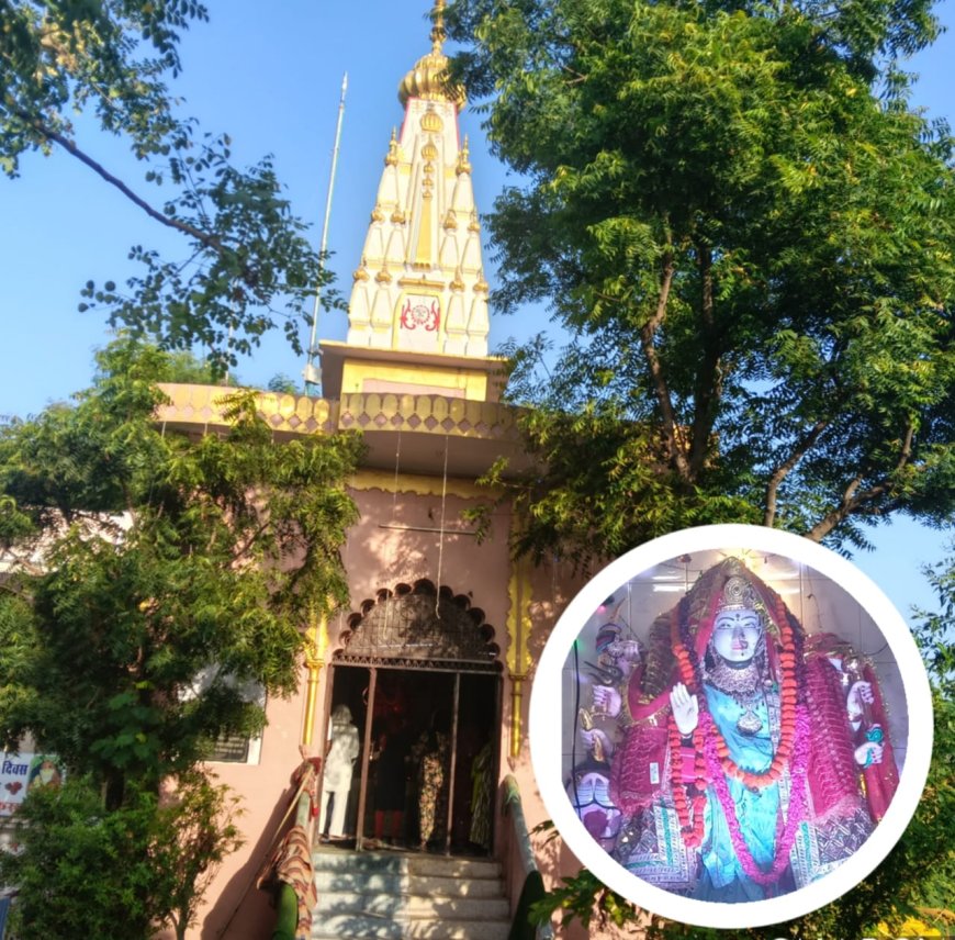 नवरात्र में चहुंओर गूंज रहे माता के जयकारे :पहाड़ी स्थित माता के मंदिर में दूर-दराज से भी आते हैं श्रद्धालु