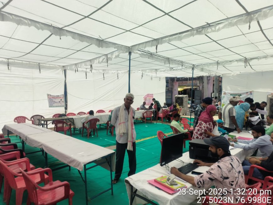 गोविंदगढ़ में शहरी सेवा शिविर फेल: कई विभागों के कर्मचारी नदारद, राशन कार्ड समेत जरूरी काम नहीं हुए,  ग्रामीण परेशान