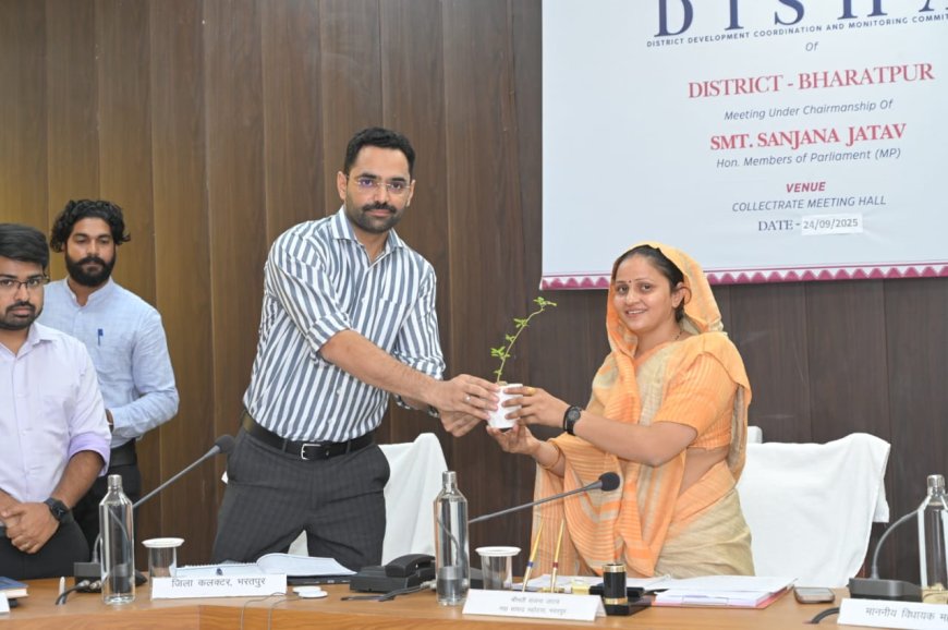 सांसद की अध्यक्षता में दिशा समिति की बैठक आयोजित